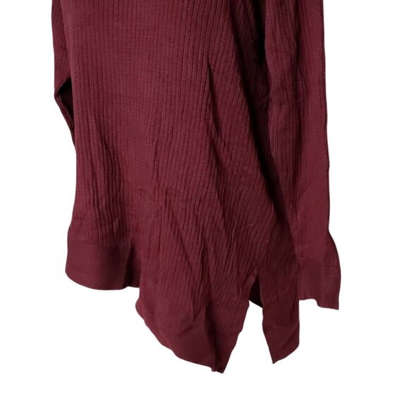 Apt. 9 Womens XXL Ribbed Asymmetric Sweater Removable Plush Infinity Scarf - Picture 5 of 9